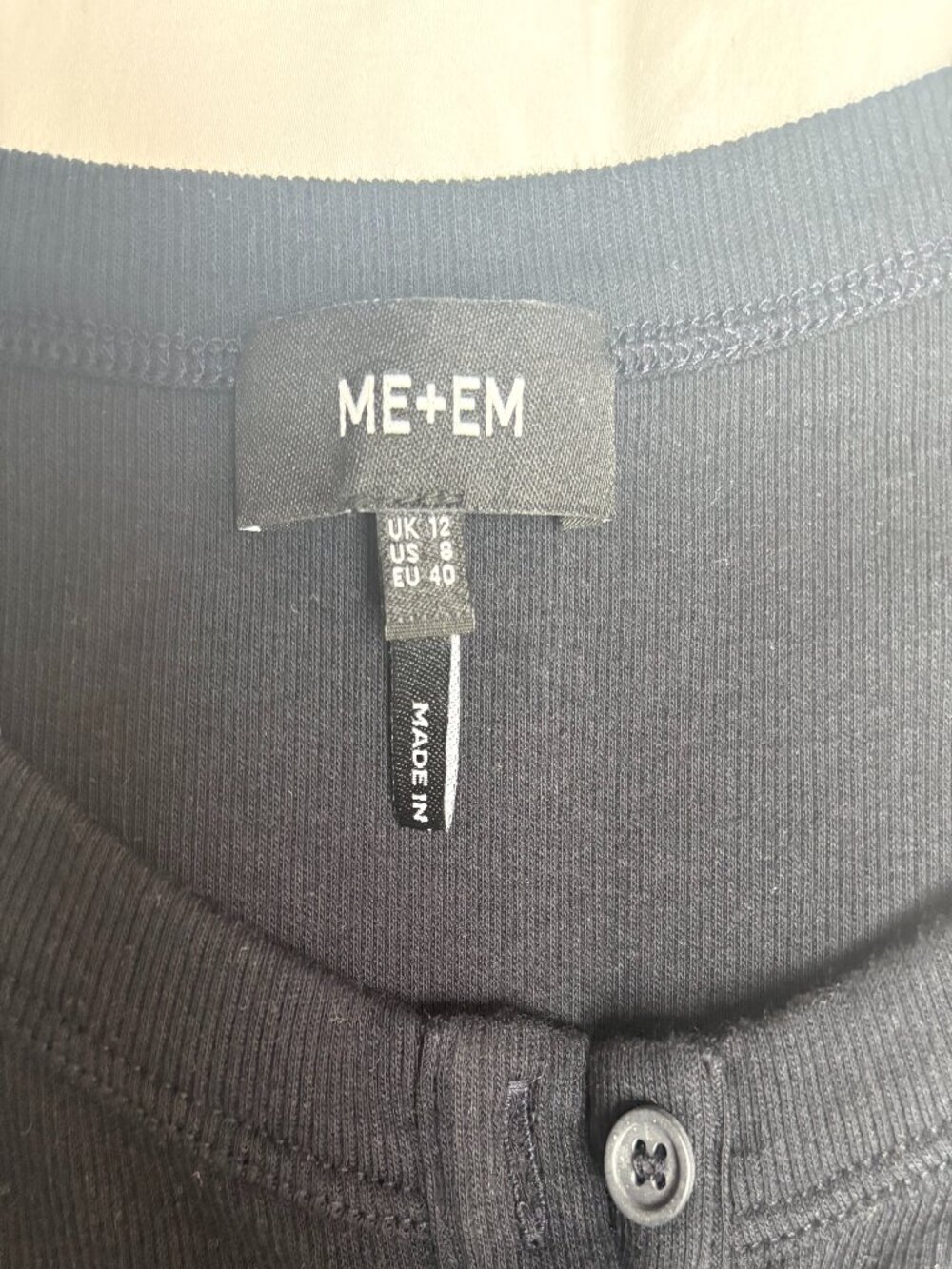 Me+Em Ribbed Henley Tank - Picture 2 of 3
